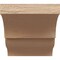 Ekena Millwork 6in. W x 6in. H x 28in. L Asheboro Woodgrain TimberThane Rafter Tail, Primed Tan RFTUR06X06X28ASHRCPR - alternate 2